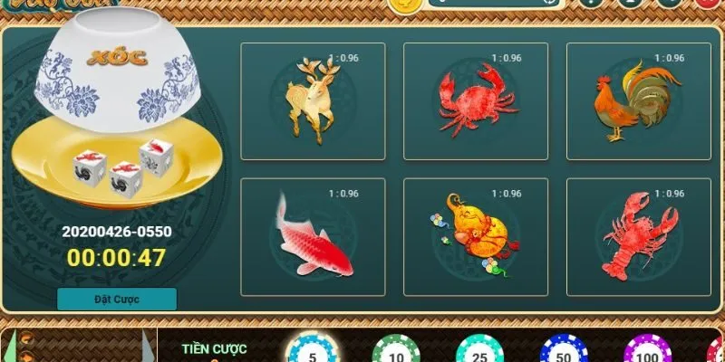 Tỷ lệ trả thưởng cho từng trường hợp xóc đĩa phổ biến Tỷ lệ trả thưởng cho từng trường hợp xóc đĩa phổ biến